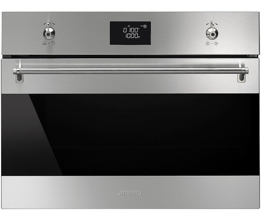 Smeg SF4390MX met grill inbouw magnetron