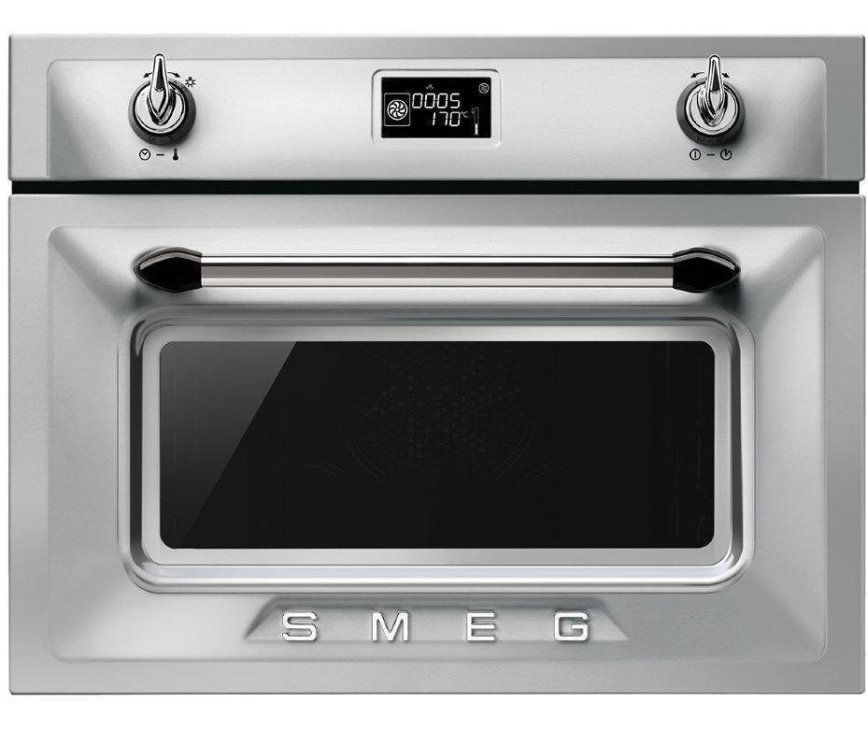 SMEG oven met magnetron rvs SF4920MCX1