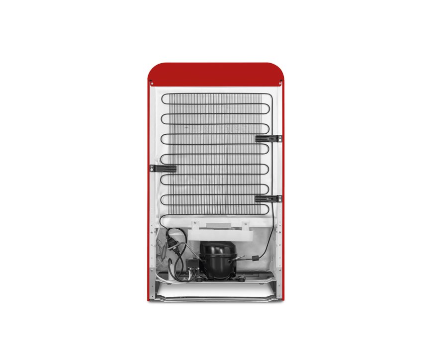 Smeg FAB10HLRD5 koelkast rood - linksdraaiend - achterzijde