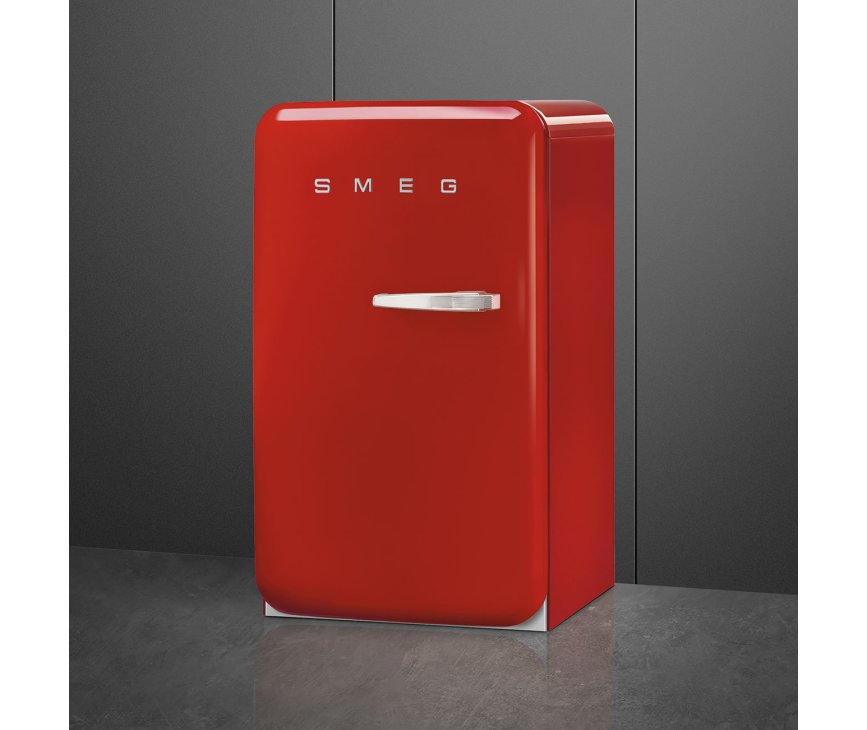 Smeg FAB10HLRD5 koelkast rood - linksdraaiend - voorkant