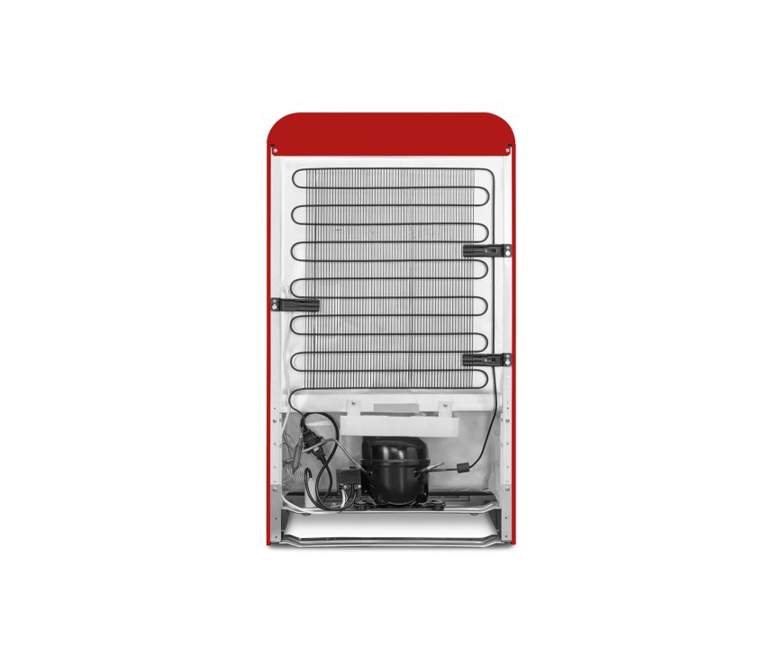 Smeg FAB10LRD5 koelkast rood - linksdraaiend - achterkant