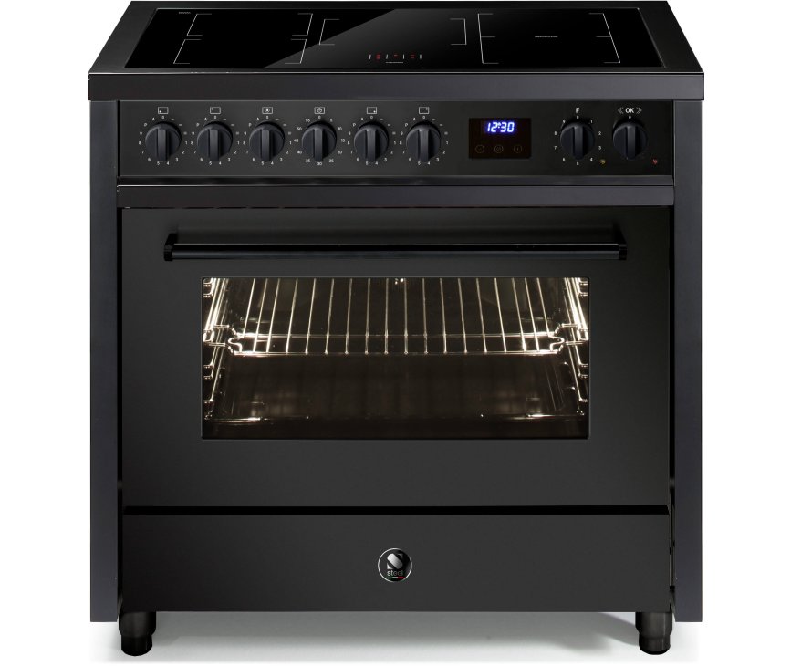 Steel DSW-E9F-5FI NF Enfasi inductie fornuis - mat zwart - All Black