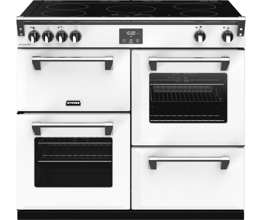 Stoves Richmond DX S1000Ei CB Icy White inductie fornuis