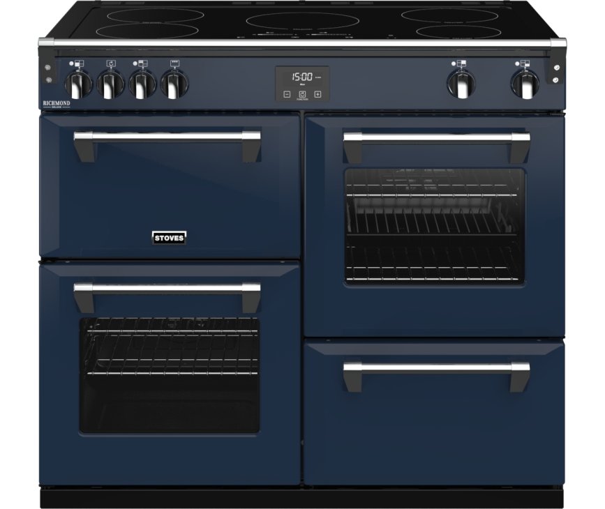 Stoves Richmond DX S1000Ei CB Midnight Blue inductie fornuis