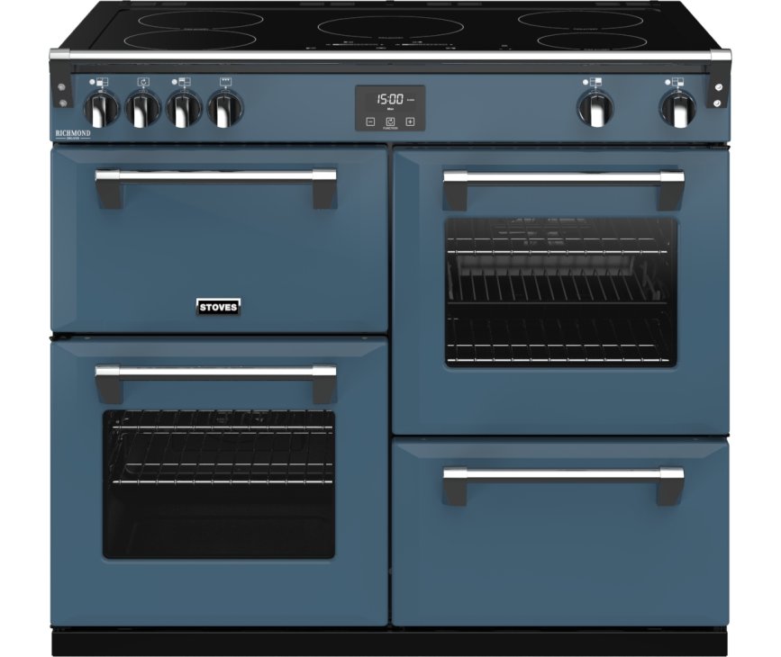 Stoves Richmond DX S1000Ei CB Thunder Blue inductie fornuis