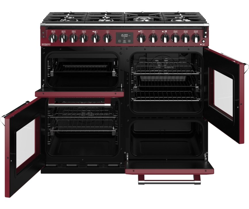 Stoves RICHMOND S1000 DF Deluxe Chili Red fornuis