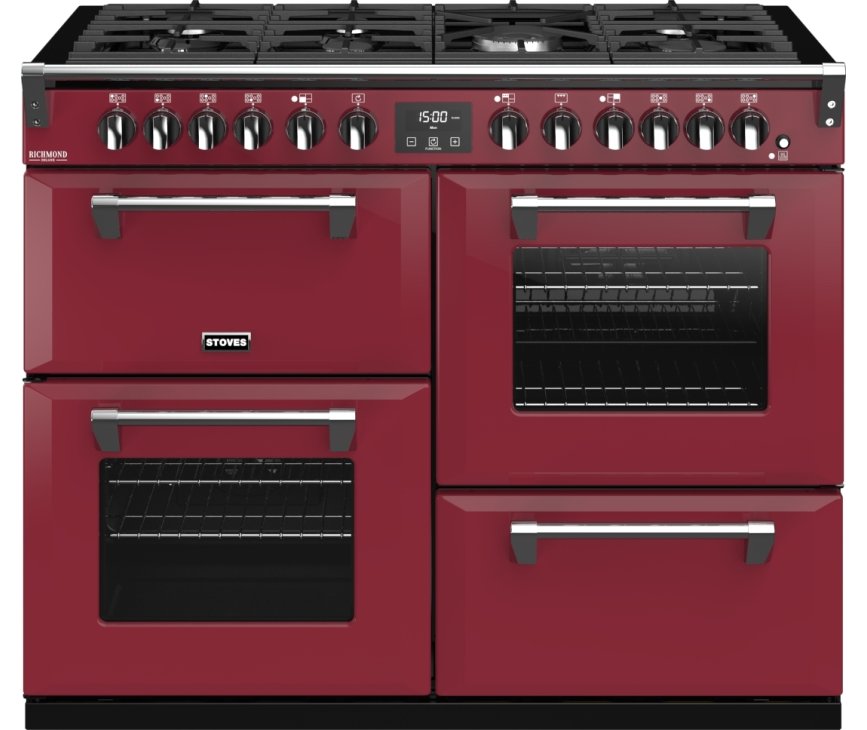 STOVES fornuis Richmond DX S1100 DF Chili Red