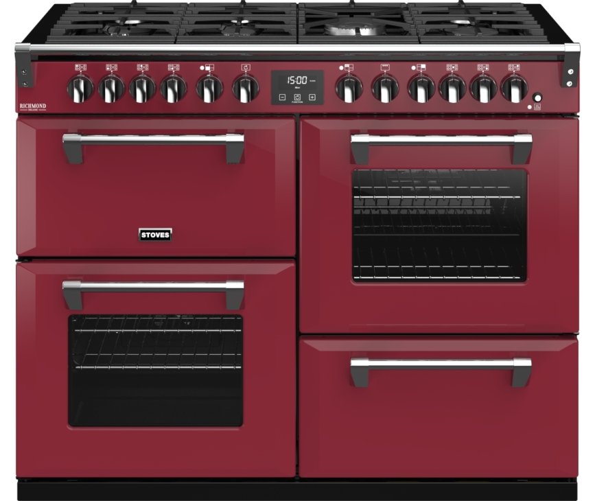 Stoves RICHMOND S1100 DF Deluxe Chili Red fornuis