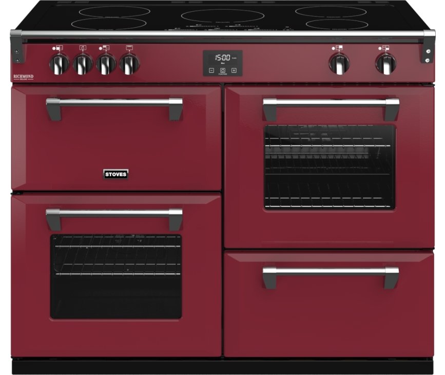 Stoves RICHMOND DX S1100 EI Chili Red inductie fornuis