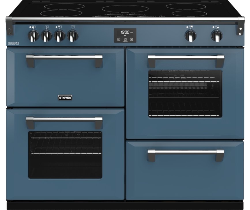 Stoves RICHMOND DX S1100 EI Thunder Blue inductie fornuis