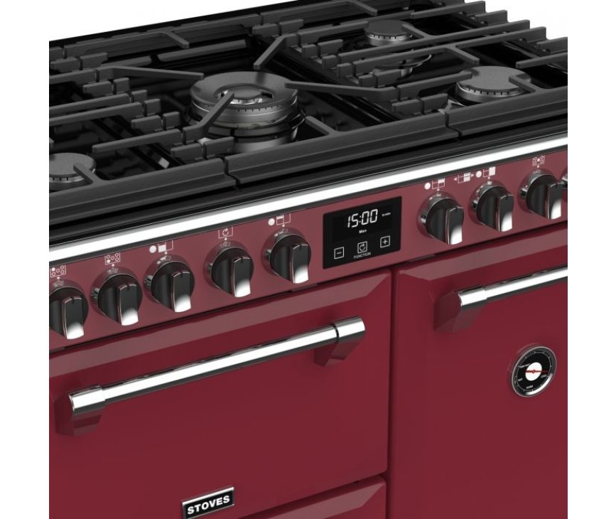 Stoves RICHMOND S900 DF Deluxe Chili Red fornuis