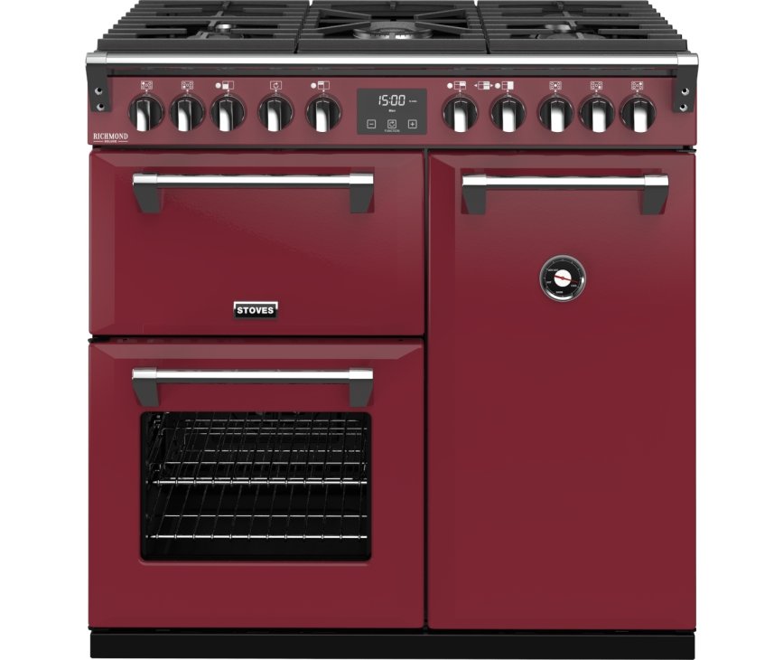 Stoves RICHMOND S900 DF Deluxe Chili Red fornuis