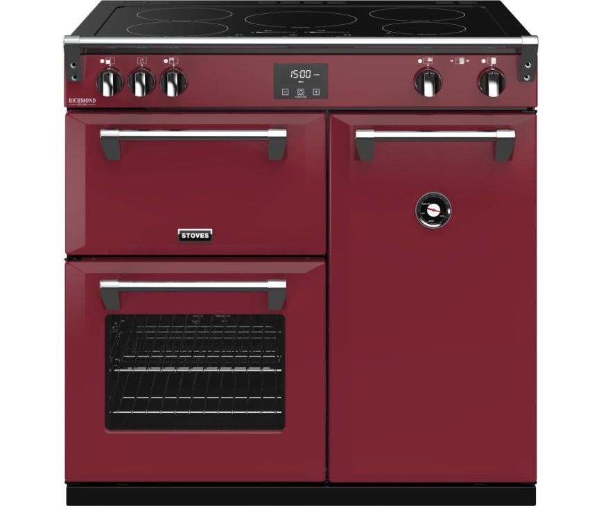 Stoves RICHMOND S900 EI Deluxe Chili Red inductie fornuis