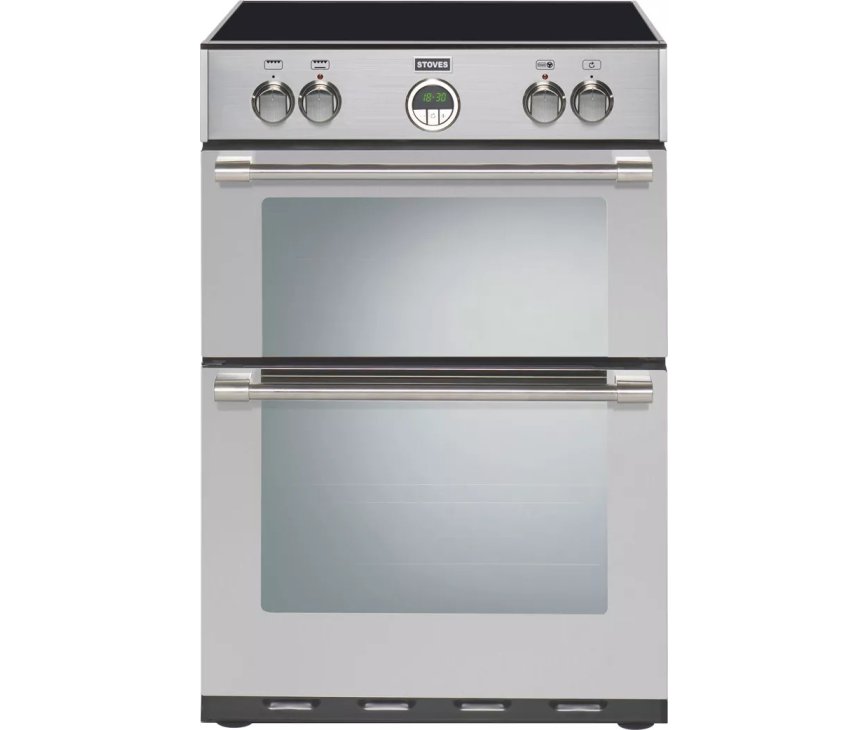 Stoves STERLING 600 MF Ei  EU inductie fornuis - dubbele oven - 60 cm. breed - rvs