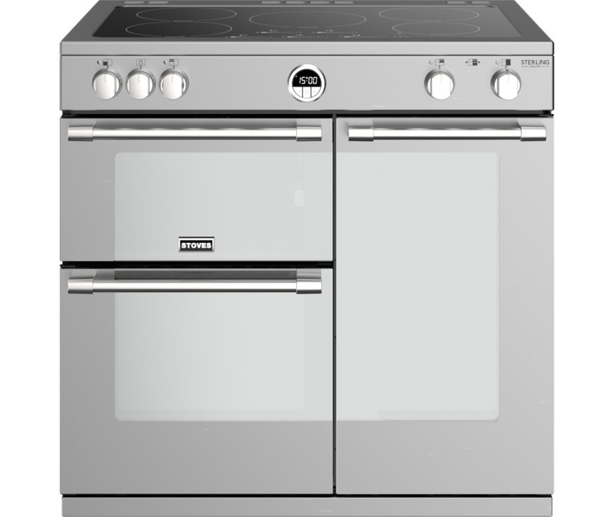 Stoves Sterling S900 EI Deluxe rvs inductie fornuis