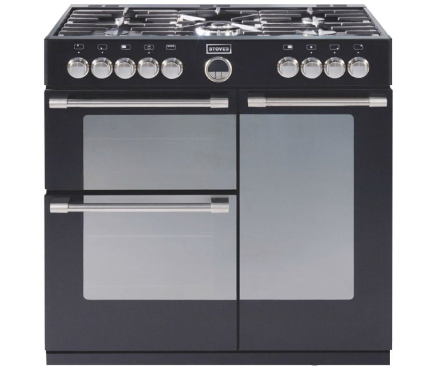 Stoves STERLING S900 DF ZWART fornuis