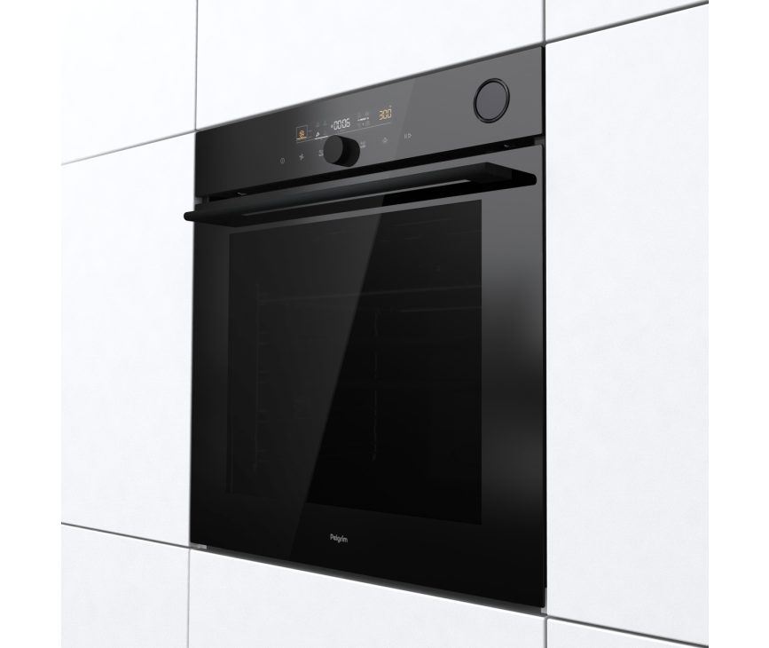 Pelgrim OPASC560ZWA inbouw zwarte oven