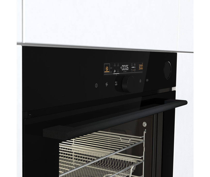 Pelgrim OPASC560ZWA inbouw zwarte oven