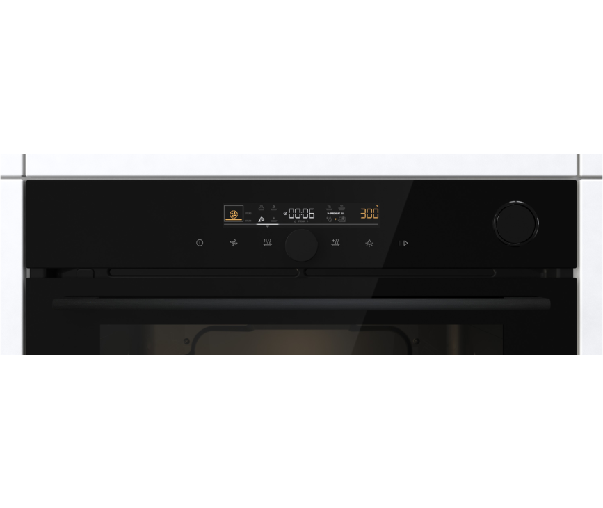 Pelgrim OPASC560ZWA inbouw zwarte oven
