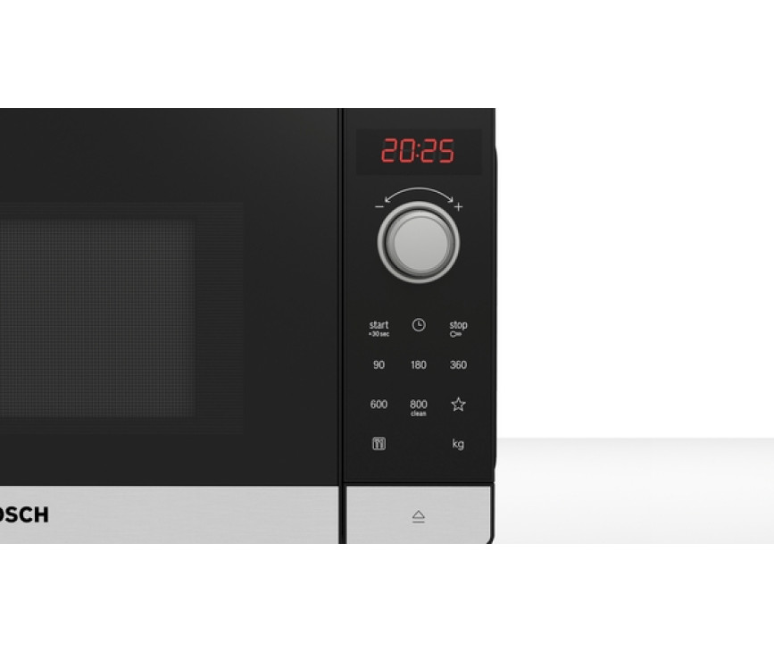 Bosch FFL023MS2 vrijstaande magnetron - zwart/rvs