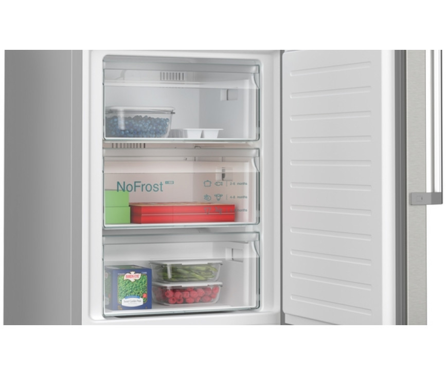 Siemens KG36N7ICT vrijstaande koel/vriescombinatie - nofrost - rvs
