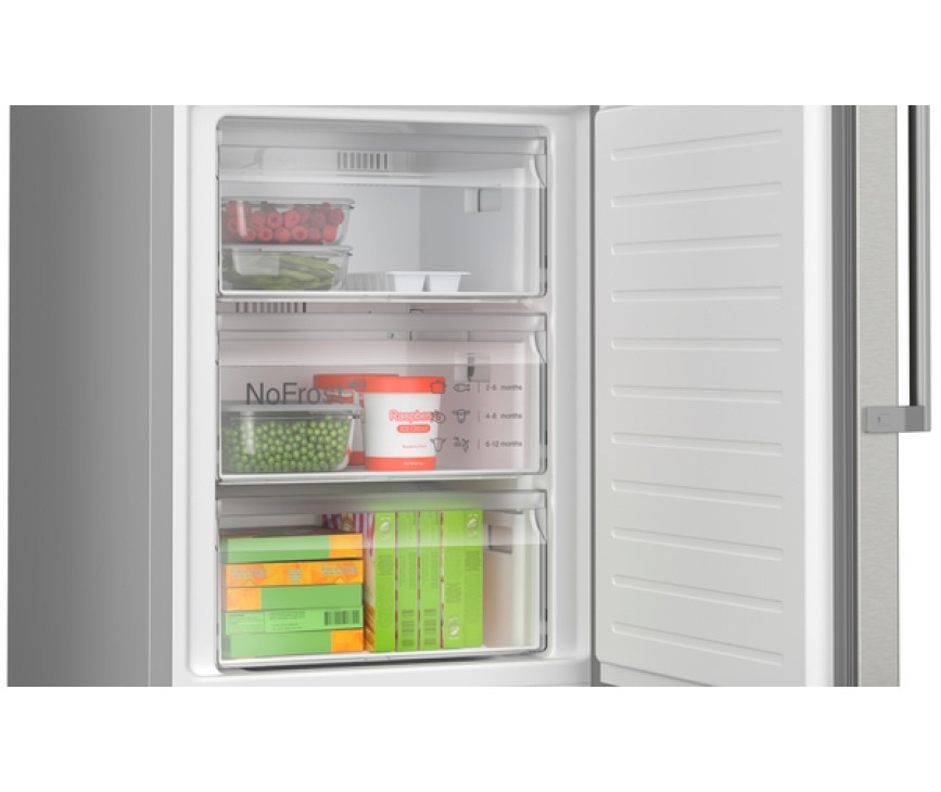 Bosch KGN367ICT vrijstaande koel/vriescombinatie - rvs