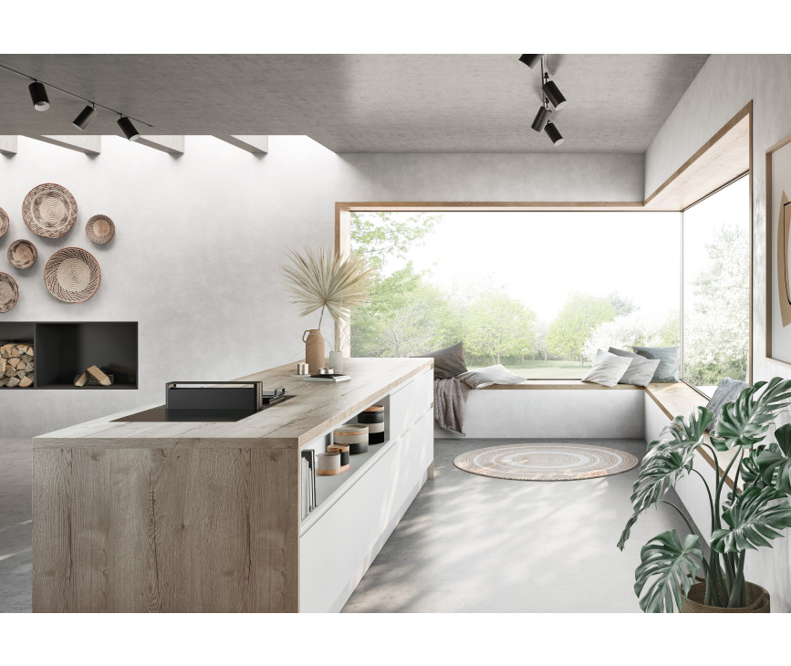 Novy 40004 inductie kookplaat met afzuiging - Up-serie