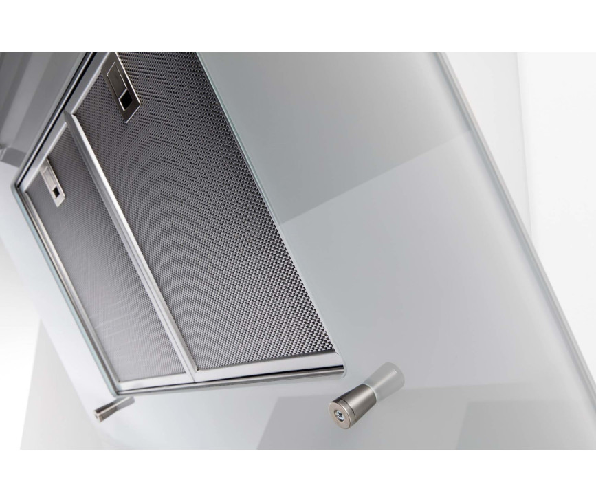 Novy 7859 wand afzuigkap schuin - wit