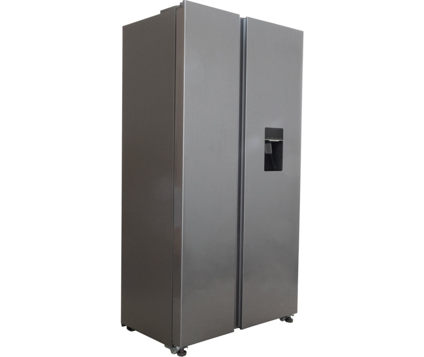 Exquisit SBS146-WS-040ES Amerikaanse koelkast RVS