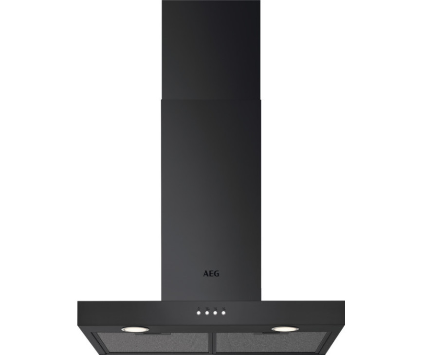 AEG DBE3651R wand afzuigkap - mat zwart - 60 cm. breed