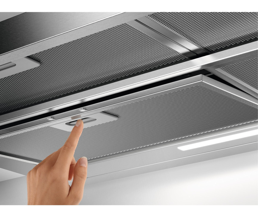AEG DPE5950M vlakscherm afzuigkap - rvs-look - 90 cm breed