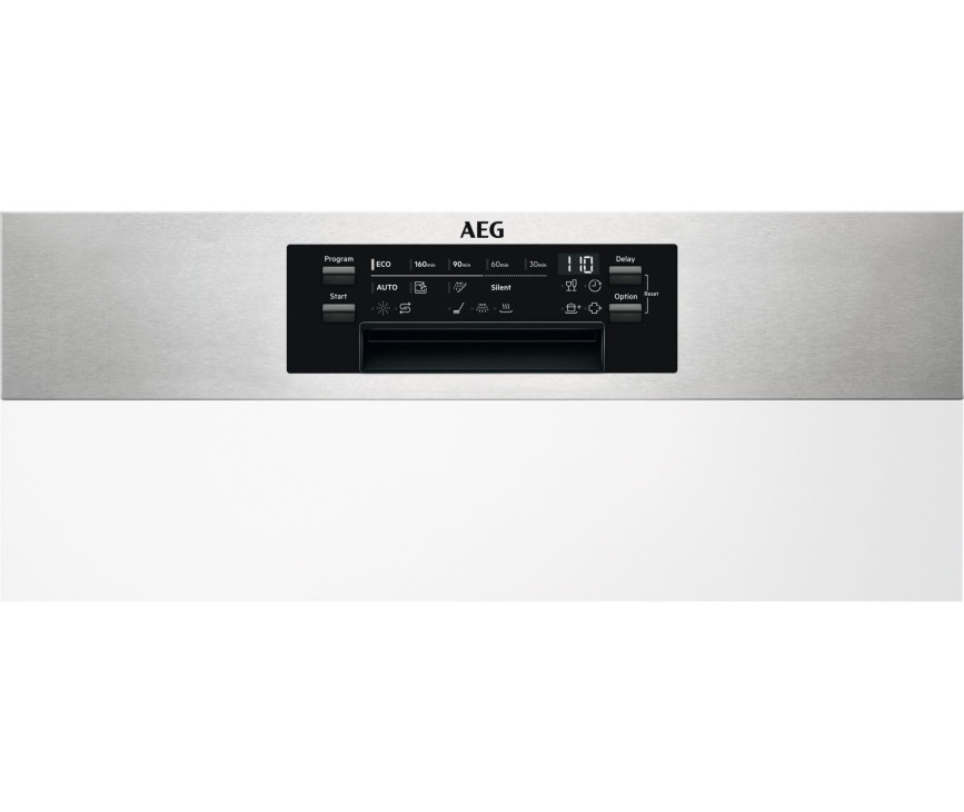 AEG FEE74716PM inbouw vaatwasser met besteklade - half geintegreerd