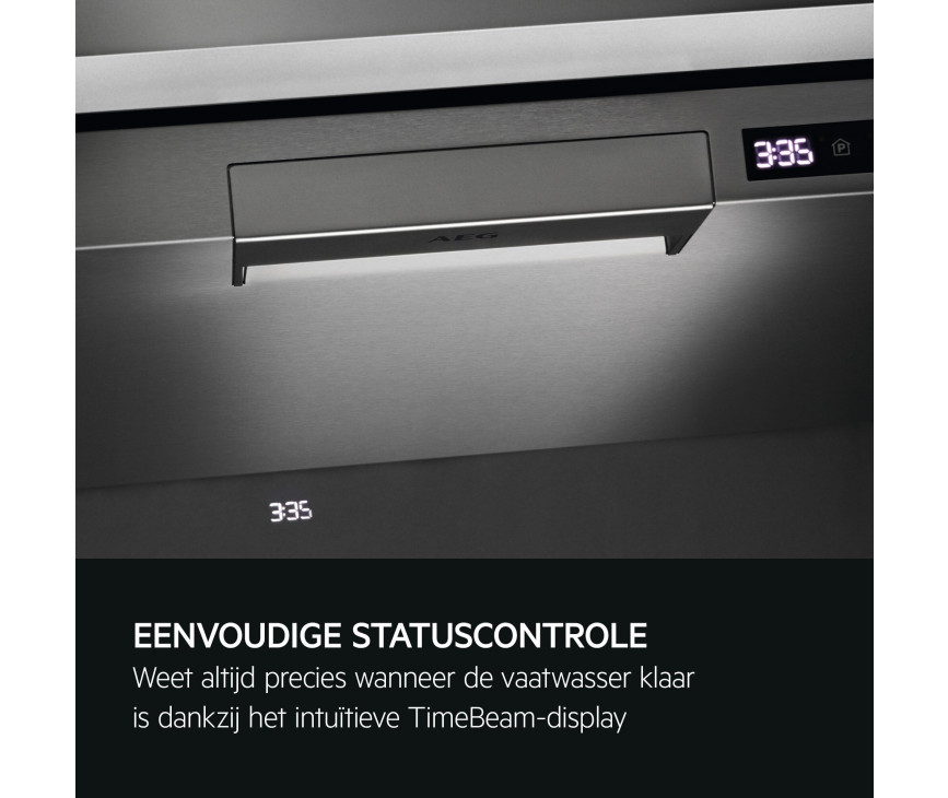 AEG FSE77708P inbouw vaatwasser met energieklasse A label
