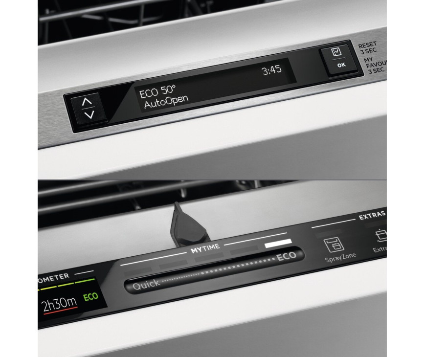 AEG FSK73737P inbouw vaatwasser - 44 dB - schuifscharnier