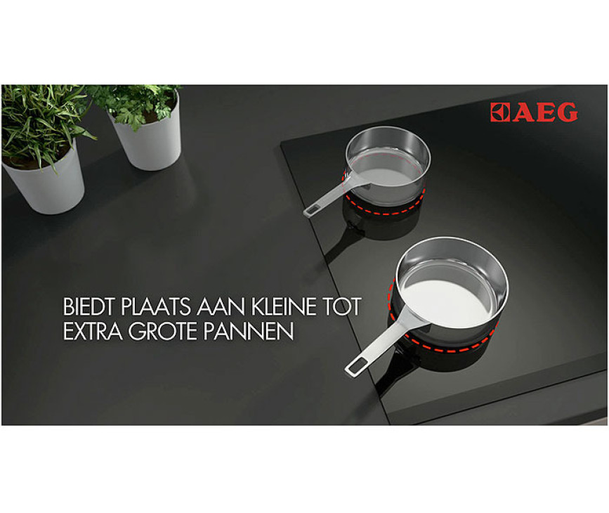AEG ILB64443FB inbouw inductie kookplaat - met Brugfunctie, FlexPower en MaxiSense