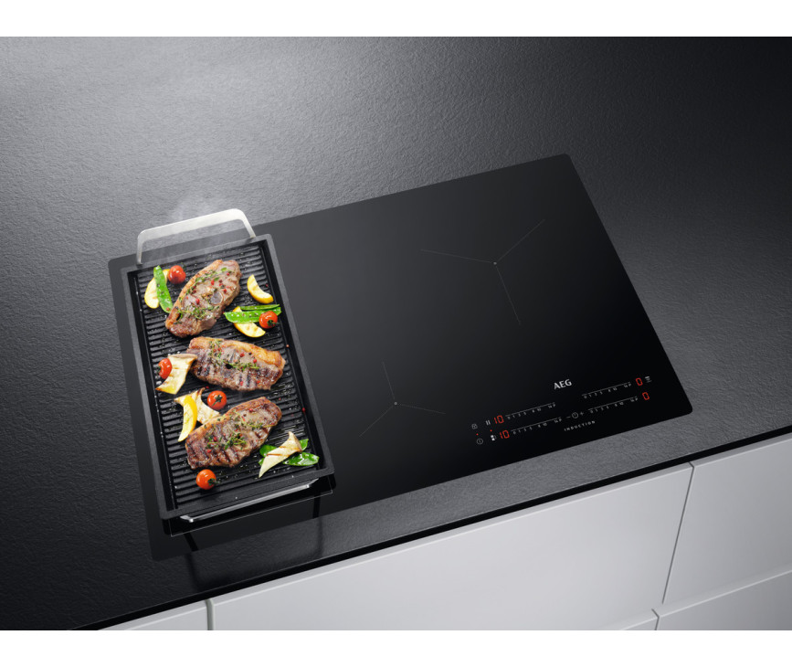 AEG ILB84443CB inbouw inductie kookplaat - 80 cm. breed