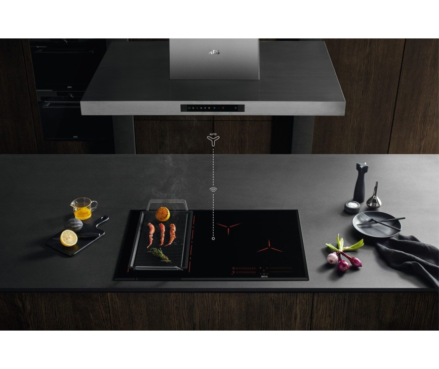 AEG ILB84443CB inbouw inductie kookplaat - 80 cm. breed