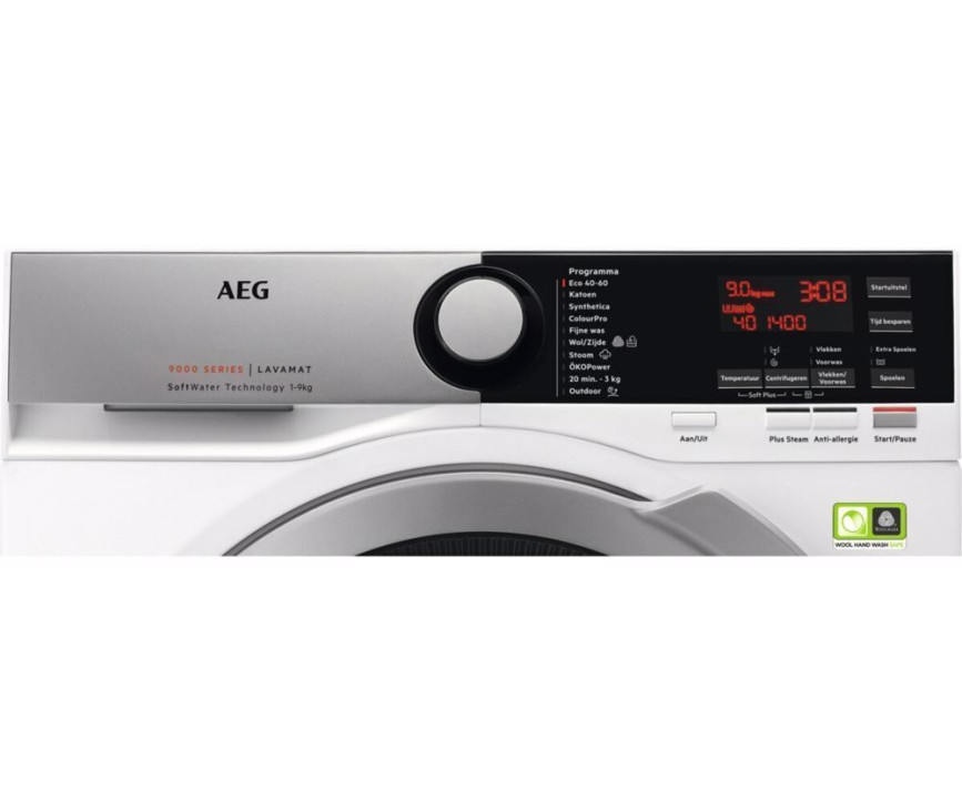 Aeg L9FENS96 wasmachine met 9 kg. en 1600 toeren