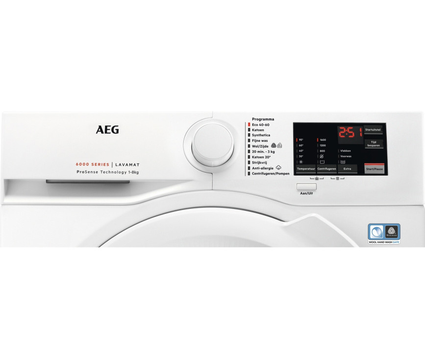 AEG LF628600 wasmachine met ProSense
