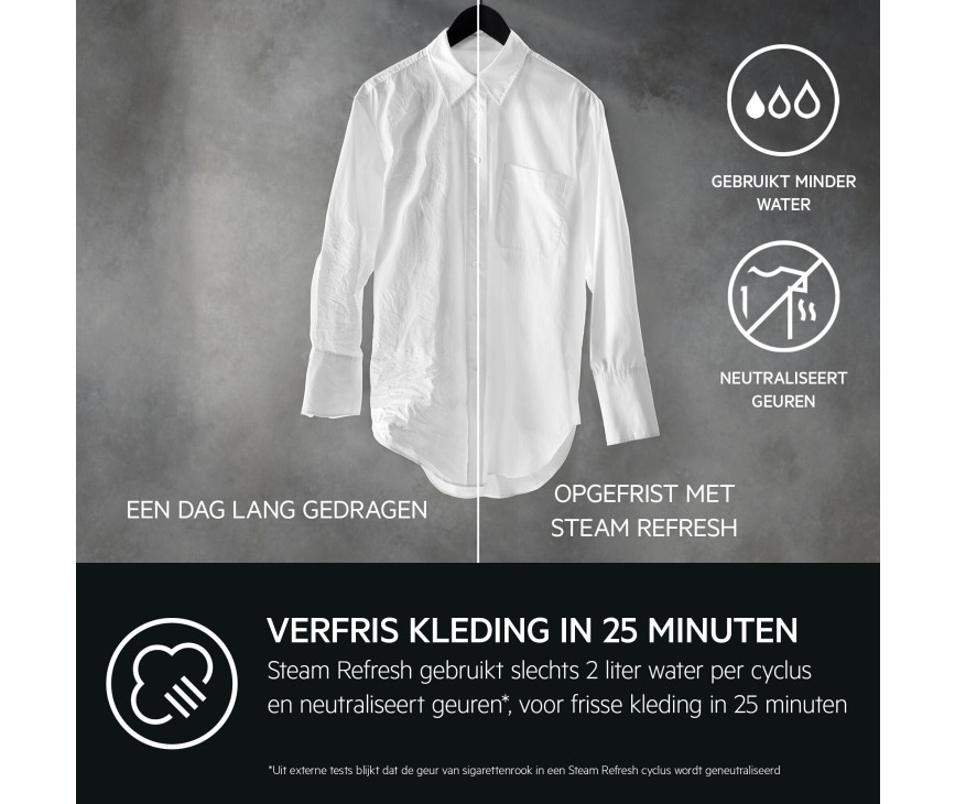 AEG LWR7676BI inbouw was/droogcombinatie met ProSteam