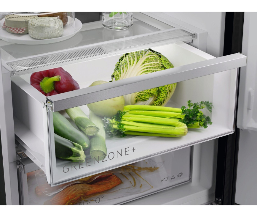 AEG ORC8M362BL vrijstaande koel/vriescombinatie - blacksteel