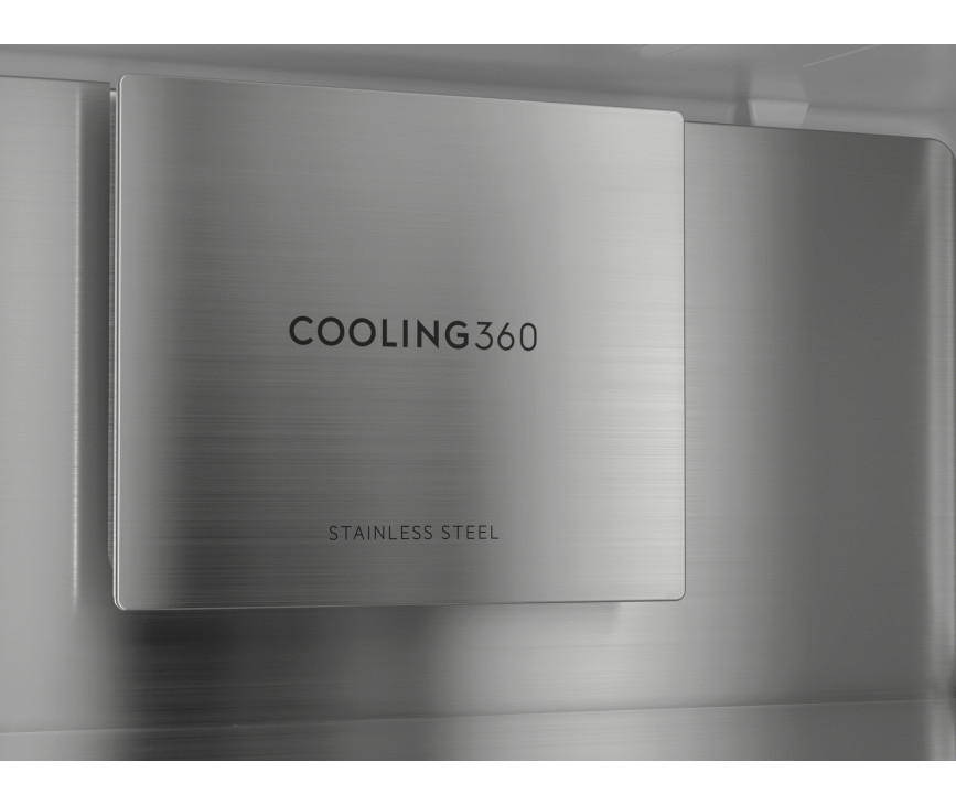 AEG ORC8M362BL vrijstaande koel/vriescombinatie - blacksteel