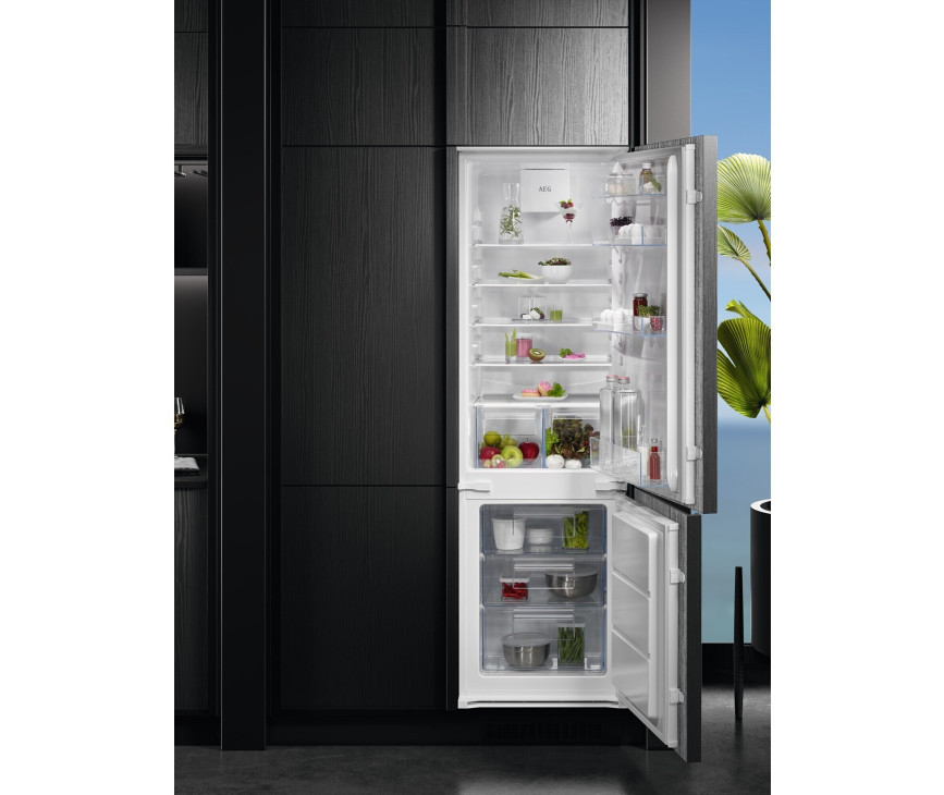 AEG OSC5D181ES inbouw koelkast - LowFrost - nis 178 cm - sleep
