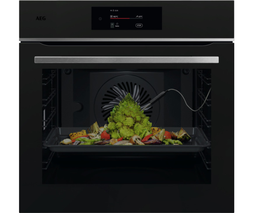 AEG TE8PB73ZAT inbouw oven met pyrolyse - mat zwart