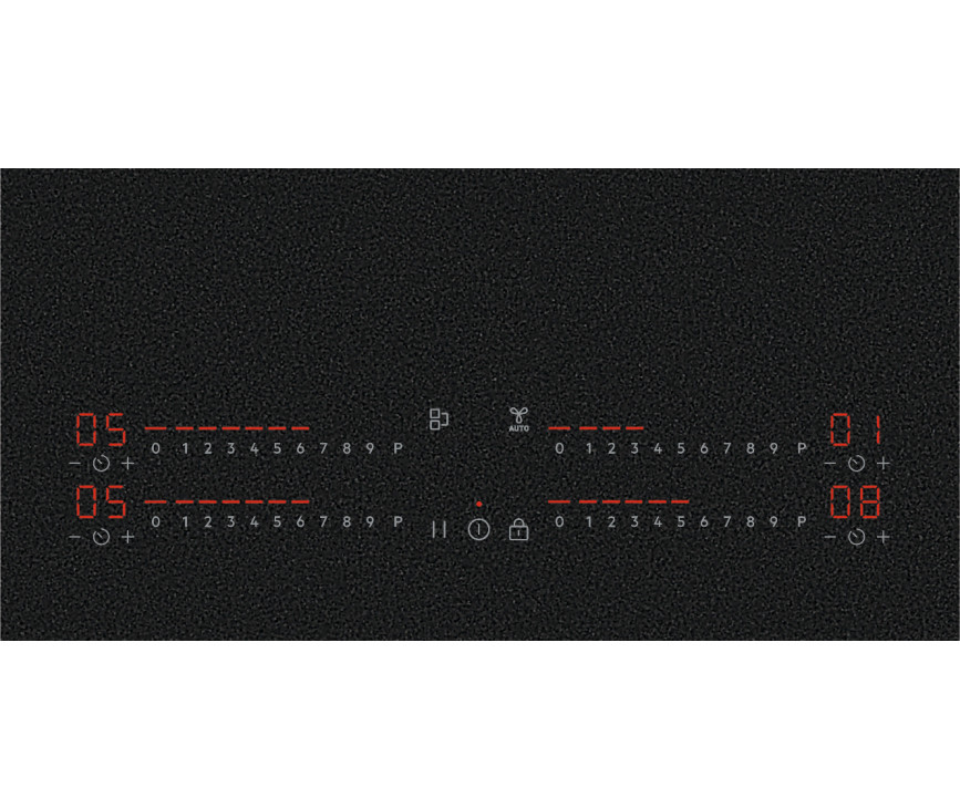 AEG TII84B00FZ inductie kookplaat met SaphirMatt glas - 80 cm.