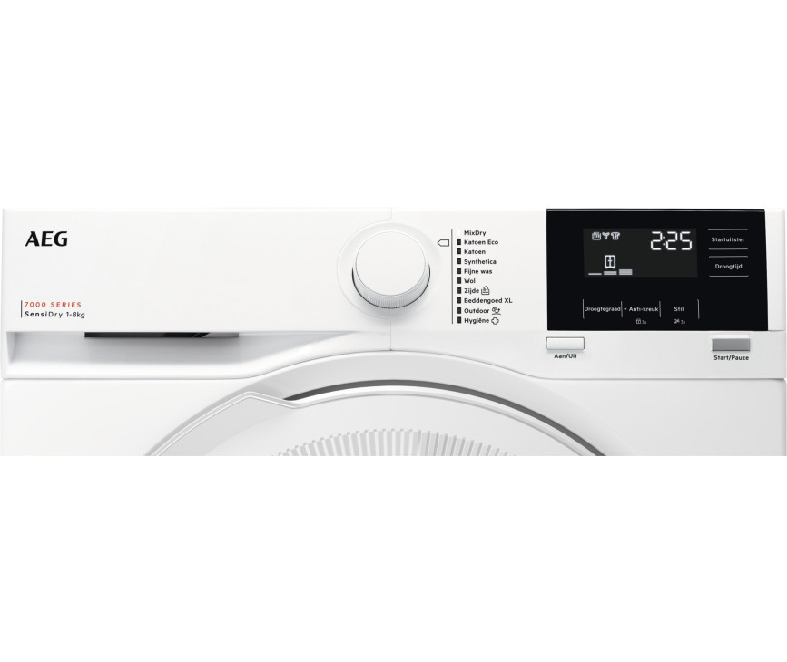 AEG TR738AT2B super zuinige warmtepomp droger met energieklasse A+++
