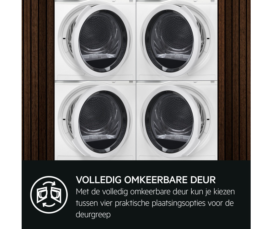 AEG TR738AT4B energie zuinige warmtepomp droger - wit