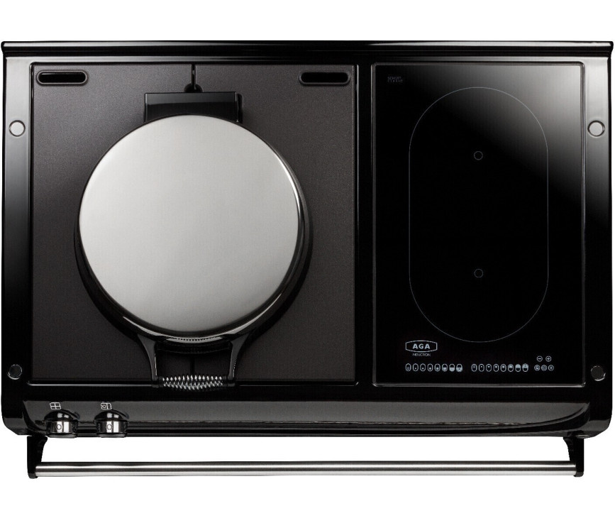 Aga ER3 90 3-deurs fornuis - warme aga - met gietijzeren ovens