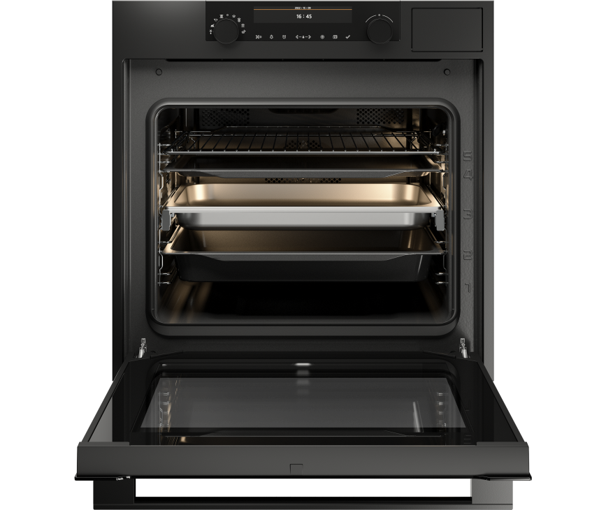 Atag CS6695D inbouw combi-stoomoven - grafiet - nis 60