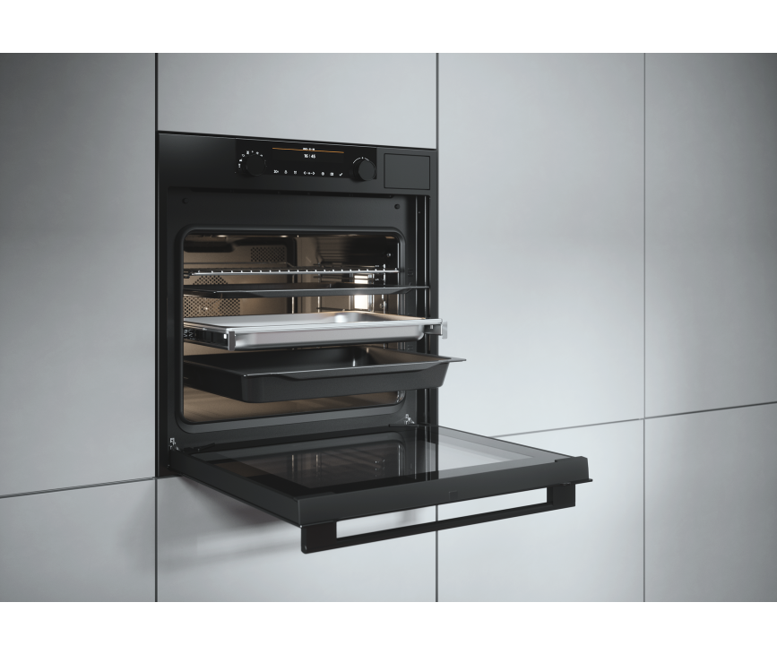 Atag CS6695D inbouw combi-stoomoven - grafiet - nis 60